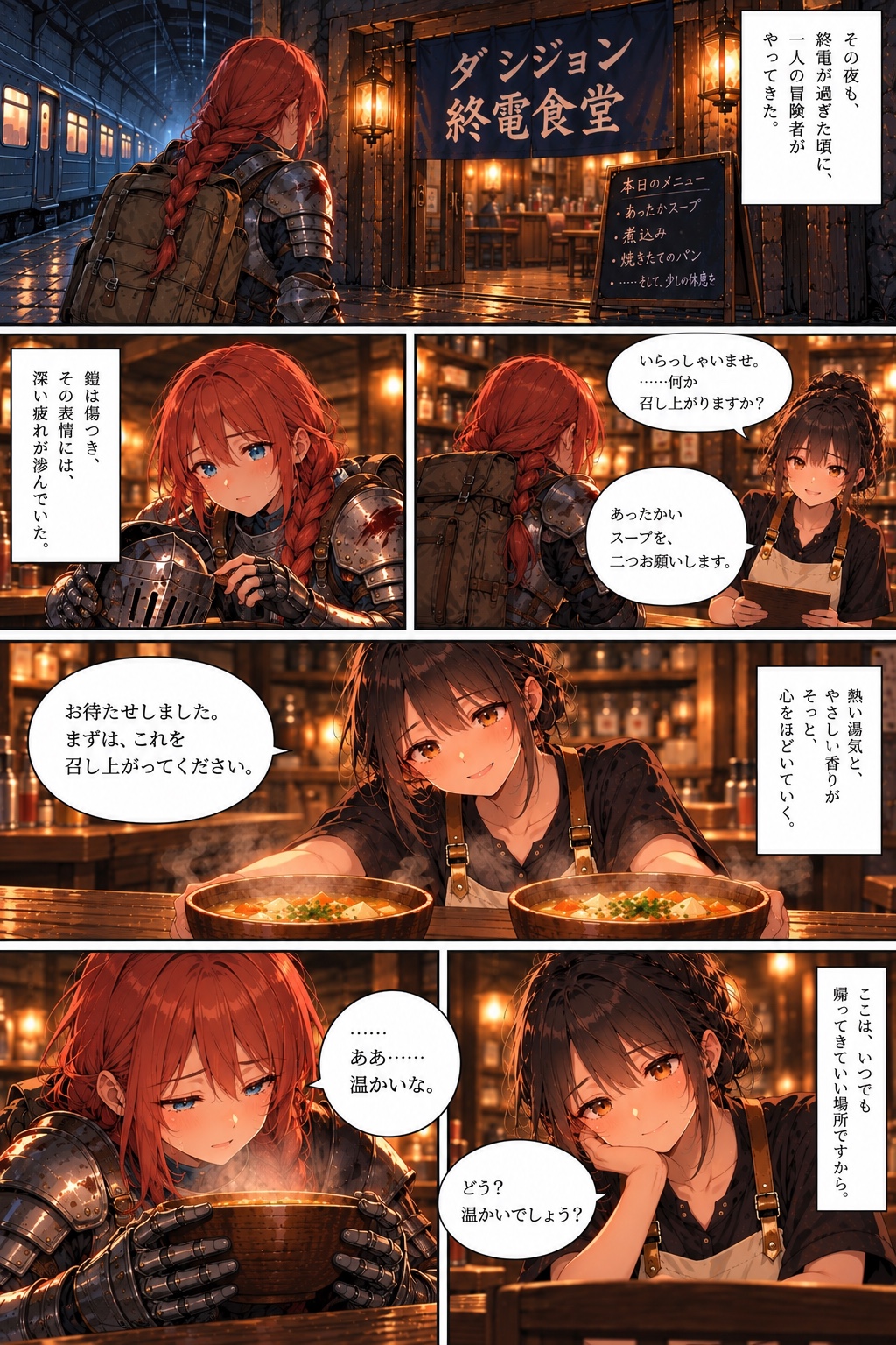 ダンジョン終電食堂 冒頭 2