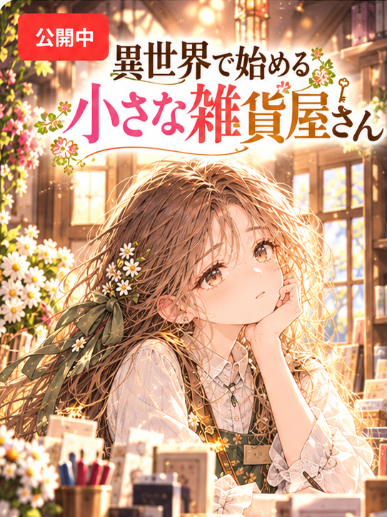 異世界で始める小さな雑貨屋さん 表紙